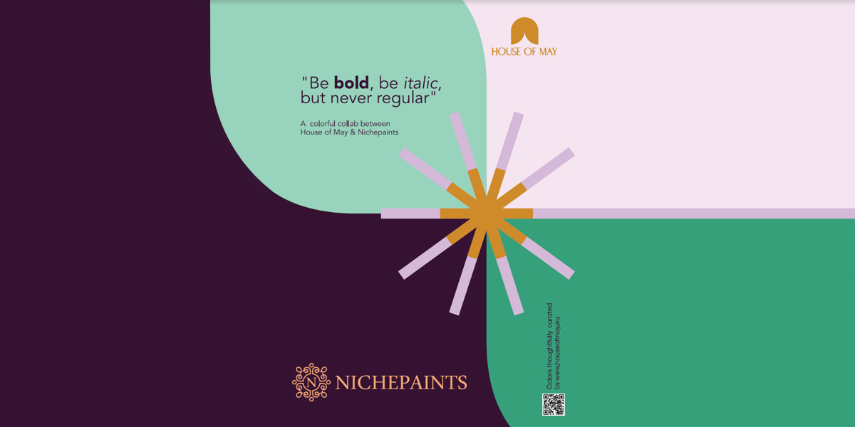 Nichepaints and the house of may color paints